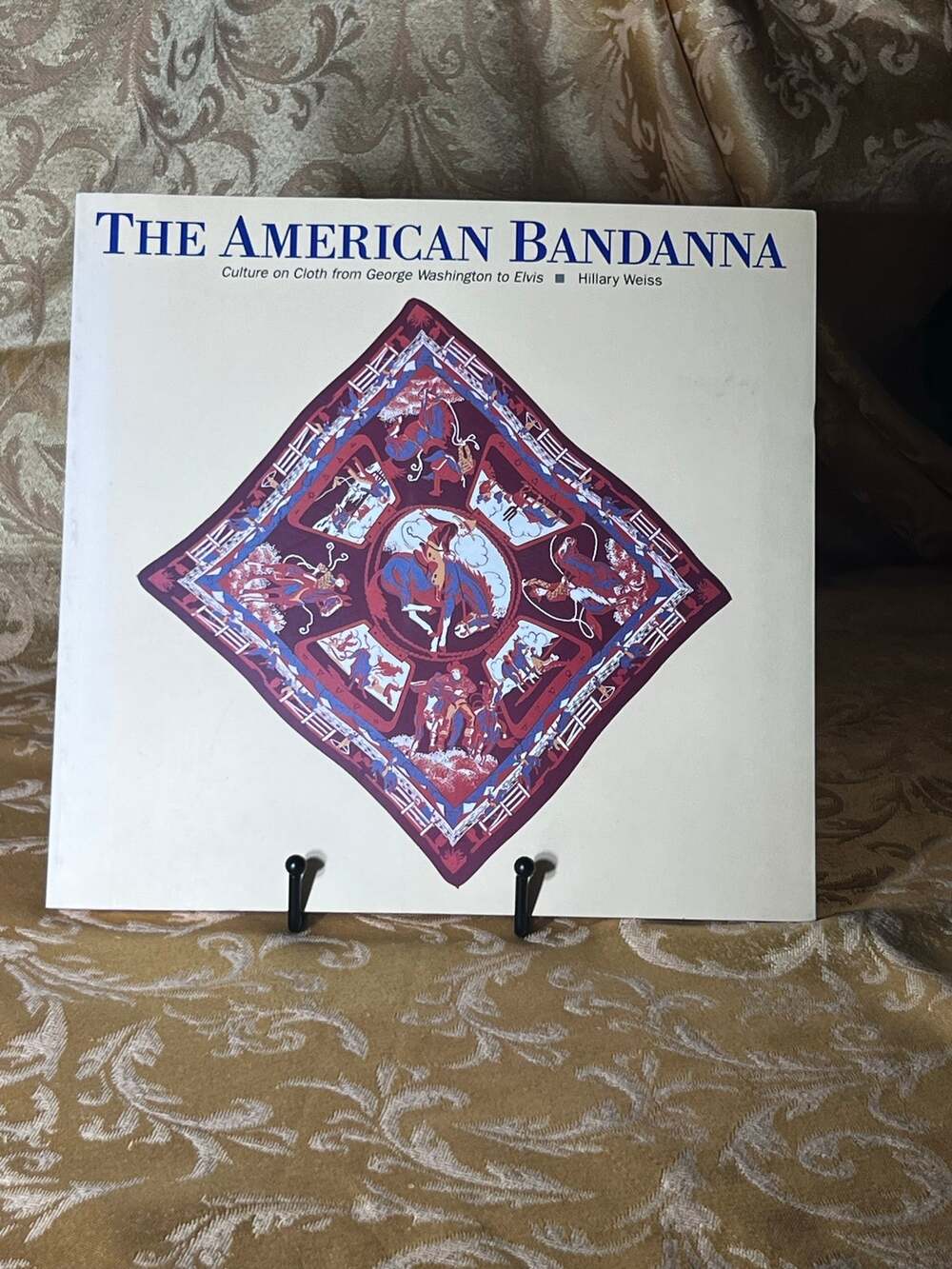 The American Bandanna Hillary Weiss 1990 First Edition Vintage Art History Book